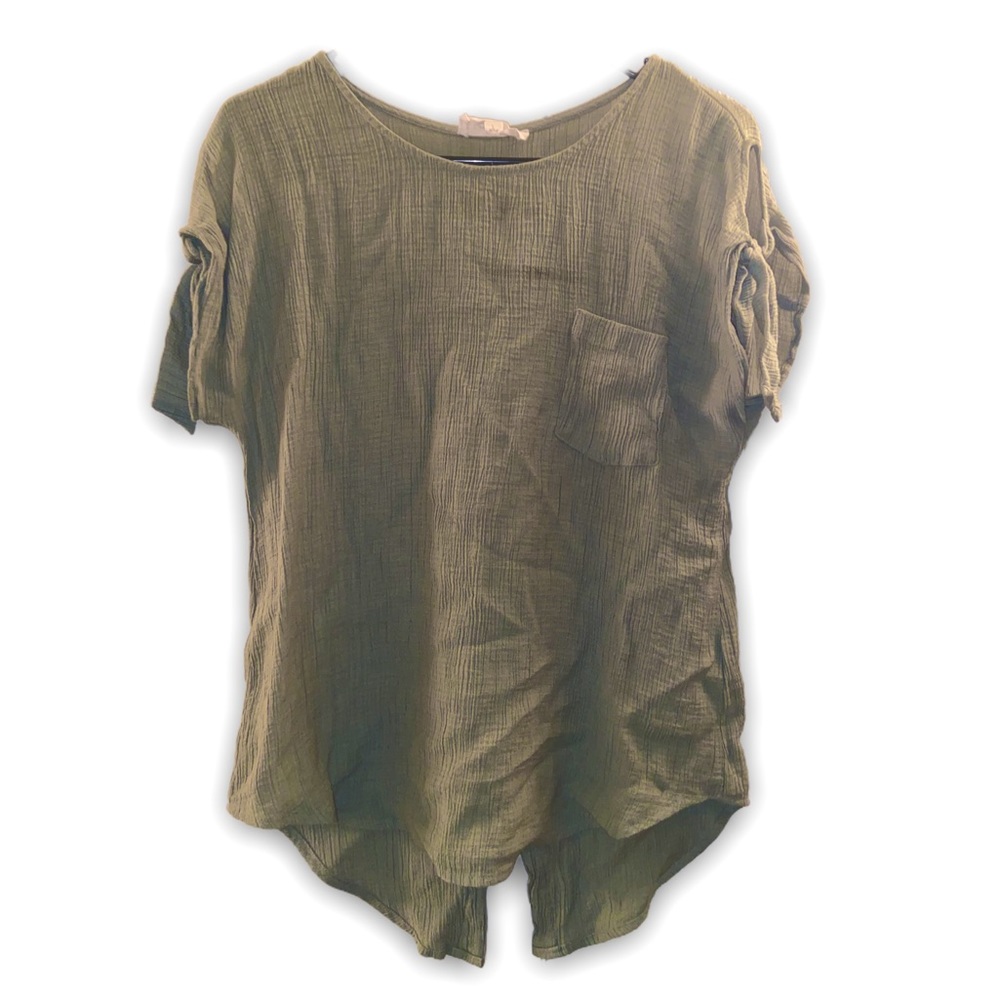 SWEET WANDERER Green Blouse